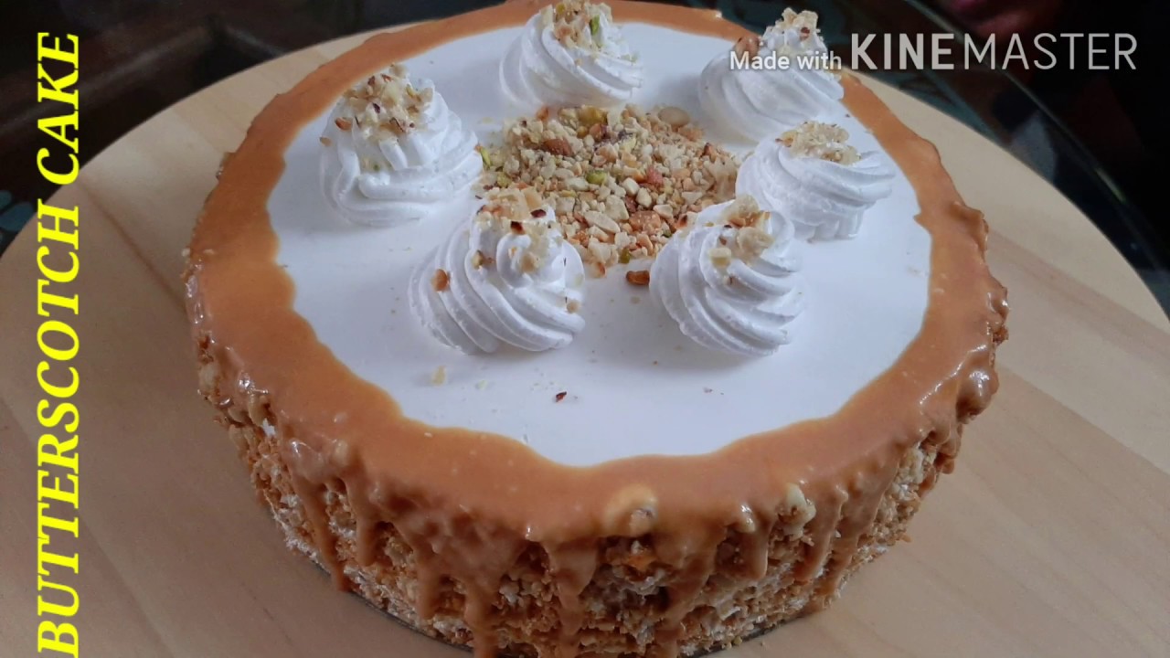 BUTTERSCOTCH CAKE...TASTY HOMEMADE CAKE RECIPE IN MALAYALAM YouTube