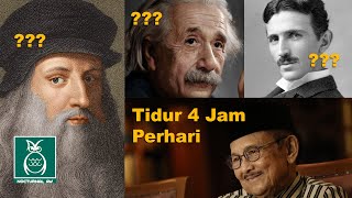 Ilmuwan Hanya tidur 2 JAM?? Inilah Waktu tidur para tokoh dunia