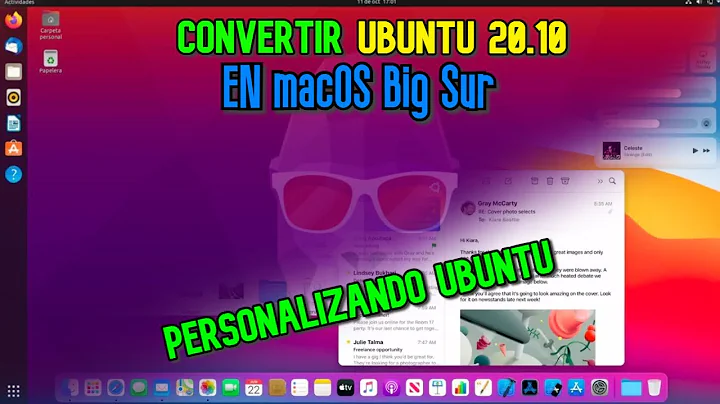 Personaliza Ubuntu como macOS Big Sur | Apariencia macOS en Ubuntu