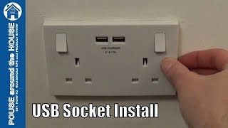 mk double socket with usb charger