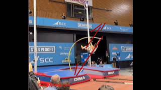 World Record Pole Vault Sequential Motion