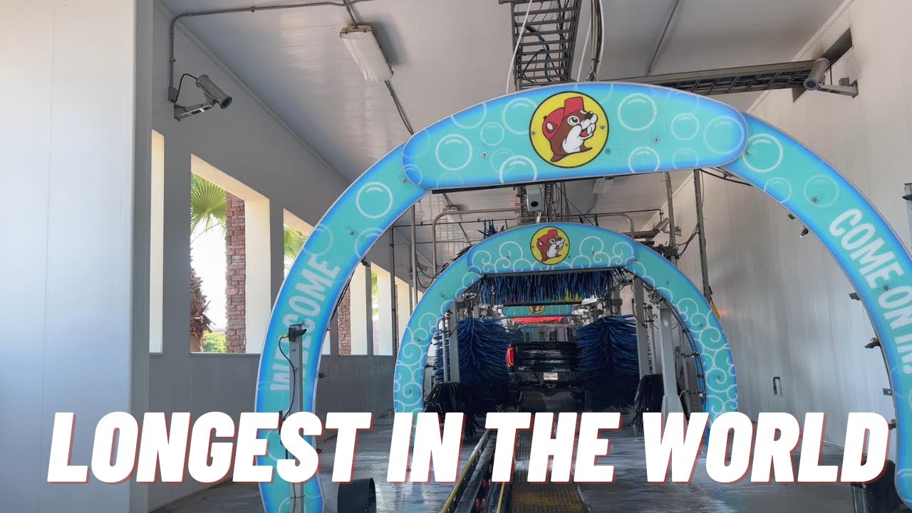 World's Longest Car Wash Bucee's in Katy, TX 255 Feet Long YouTube