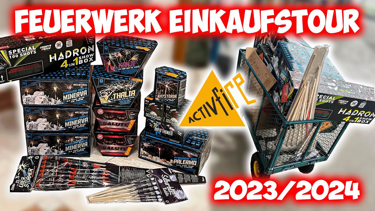 Silvester Feuerwerk Einkaufstour 2023/24🎆| Feuerwerk Kaufen Bei Activfire😍