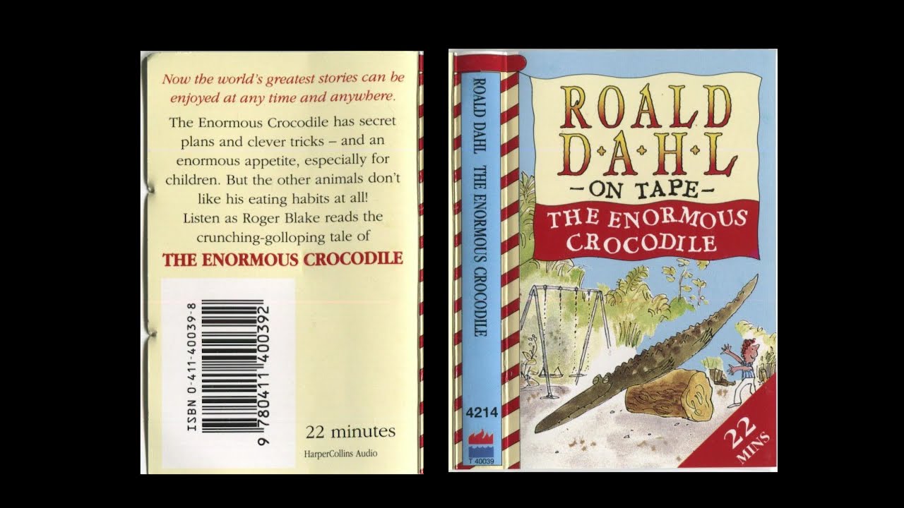 Audiobook cassette Roald Dahl The Enormous Crocodile