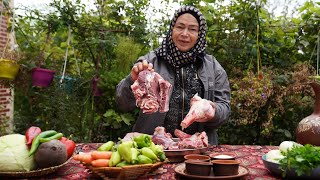 TRADITIONAL UKRAINIAN BORSCHT RECIPE, AZERBAIJANI STYLE