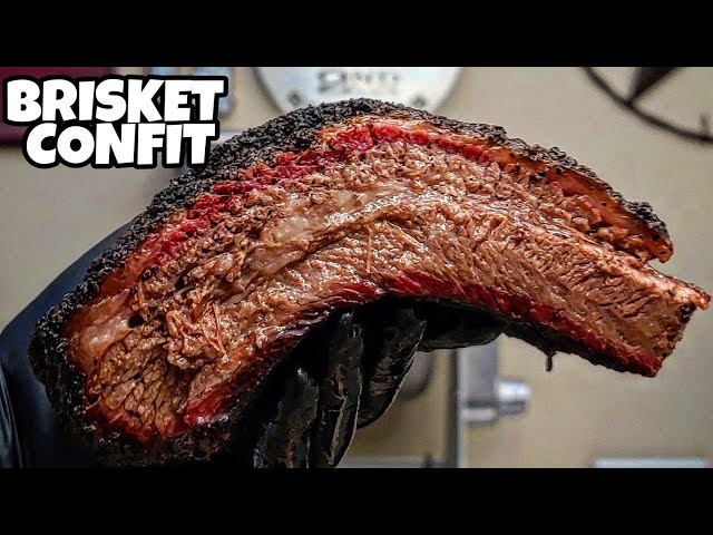 Smoked Texas Brisket Recipe - Confit Brisket class=