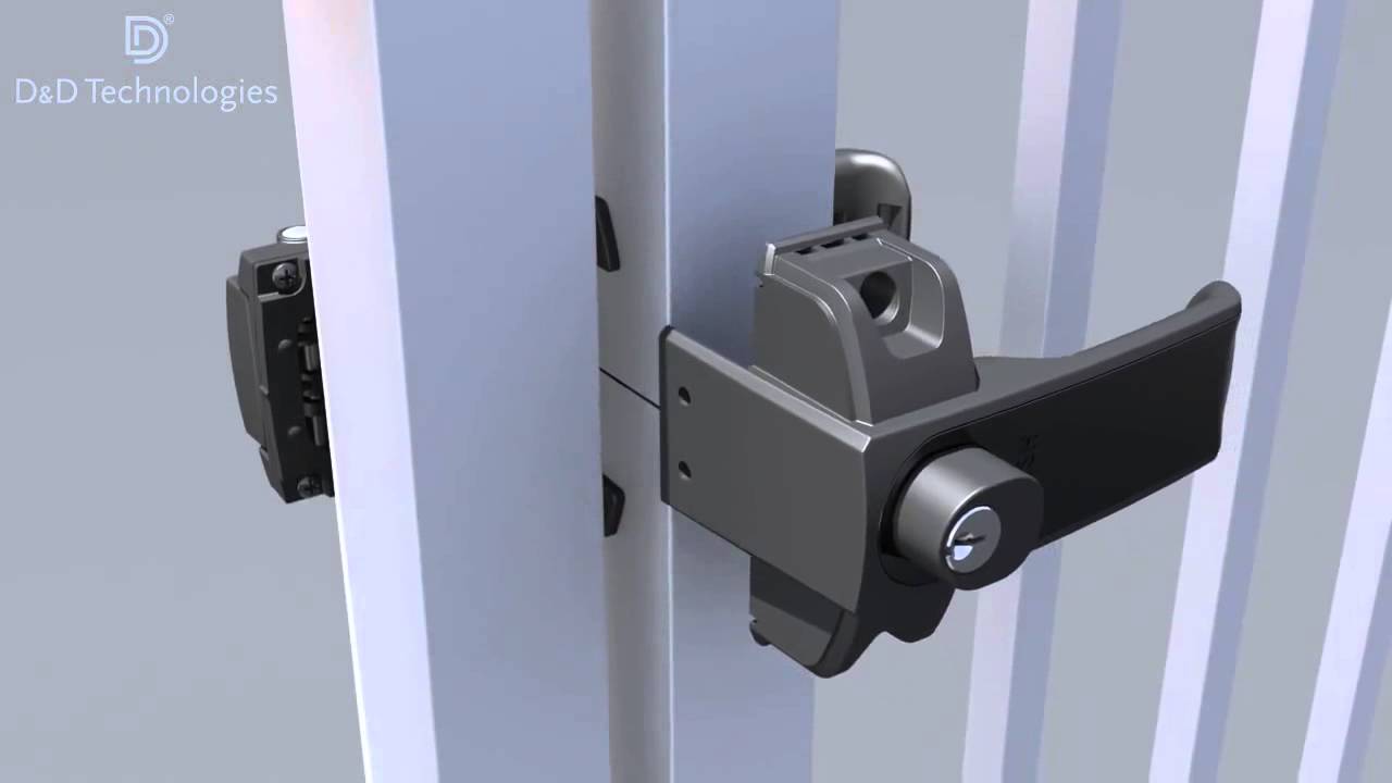 LokkLatch Magnetic Gate Lock / Latch Installation Video - YouTube