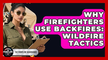 Why Firefighters Use Backfires: Wildfire Tactics - The Frontline Guardians