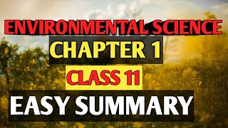 Environmental science chapter 1 Class 11|jkbose|ashec|environmental studies|environmental education|
