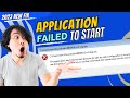 2023 fix the application has failed to start because its sidebyside configuration is incorrect