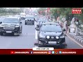 CM Vijay Convey On Tamilnadu Roads: బ్లాక్ కార్లతో తమిళనాడు హైవే పై రఫ్ఫాడించినా సీఎం విజయ్ కాన్వాయ్