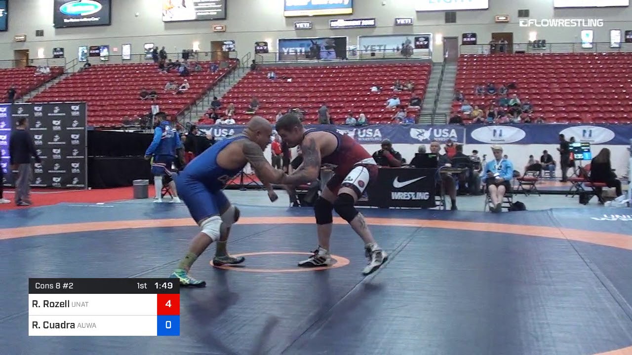 88 Kg Cons 8 2 Roman Rozell Unattached Vs Robert Cuadra Auwaalalua ...