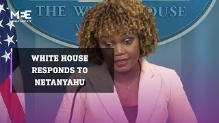 ‘We genuinely don’t know what he’s talking about’ White House responds to Netanyahu