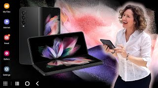 Mum Tries Out Samsung DeX & The Samsung Galaxy Z Fold 3 (2021)