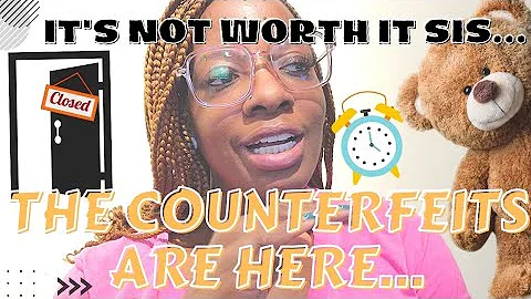 the COUNTERFEITS are BACK!|GOD says BLOCK NOW!|IT'...