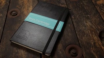 Debossed Moleskine notebooks with bellyband