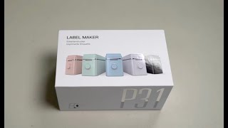 POLONO P31S Label Maker Unboxing & Review