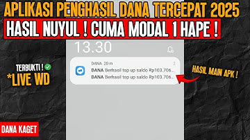 APLIKASI PENGHASIL DANA TERCEPAT - CARA MENGHASILKAN UANG DARI INTERNET - GAME PENGHASIL UANG 2025