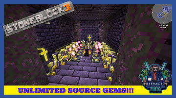 StoneBlock 3 | Ep 25 | Fully Automated Source Gem Generation!