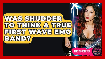 Was Shudder To Think A True First Wave Emo Band? - Emo Kid Forever