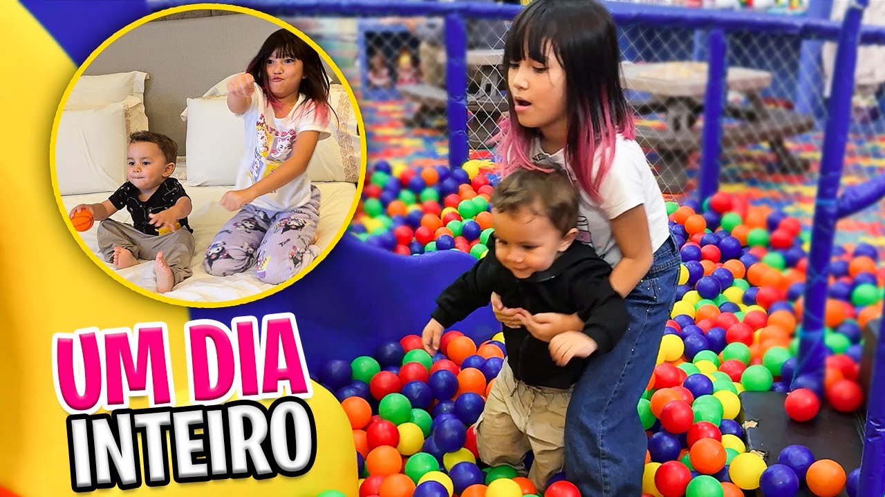 A YUKARI PASSOU O DIA BRINCANDO COM O RAVI ! | YU e FAMÍLIA
