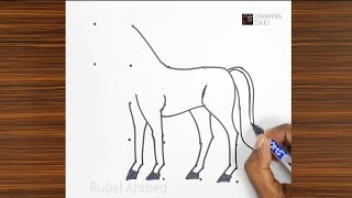 How To Draw A Horse Easily Step By Step Horse Drawing Tutorial For Beginners