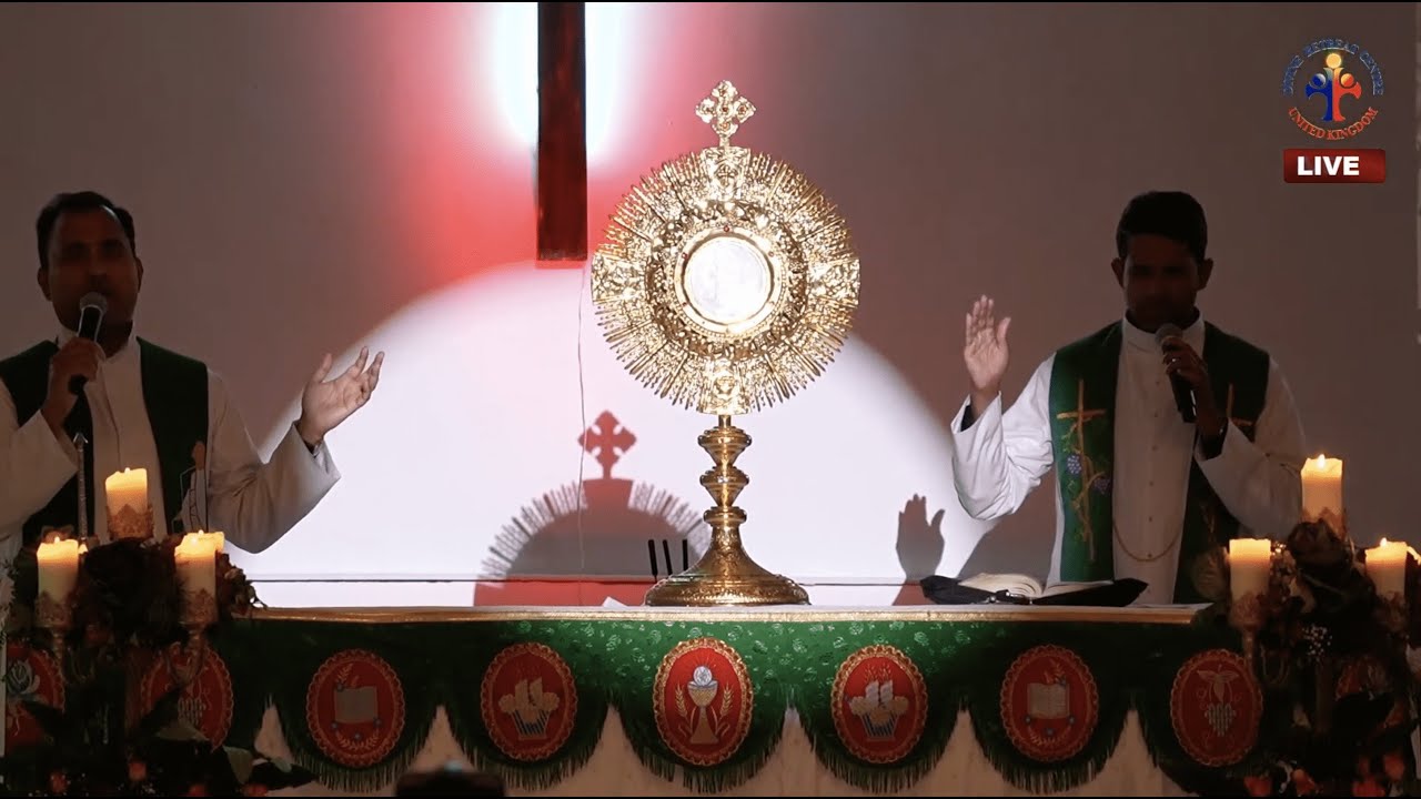 Holy Adoration led by Fr Joseph Edattu VC & Fr Antony Parankimalil VC