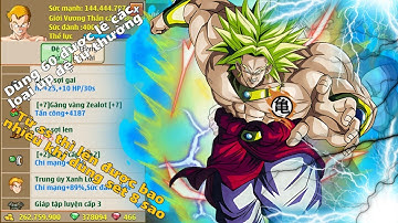 Ngọc Rồng Blue - Dùng 60 dược lê các loại set 8 sao úp đệ tử thường từ ss thì lên được bao nhiêu !