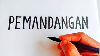WOW,... Hebat ya kata ,.! Pemandangan jadi gambar bagus friend