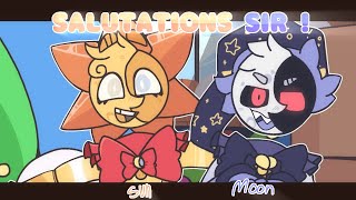 Salutations Sir ! || Animation meme || Flipaclip || Sundrop(rise?) and Moondrop