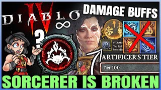 Diablo 4 - After 100 Hours Sorcerer in Season 4 is... - Broken Skills, Damage Buffs & Worst Class!