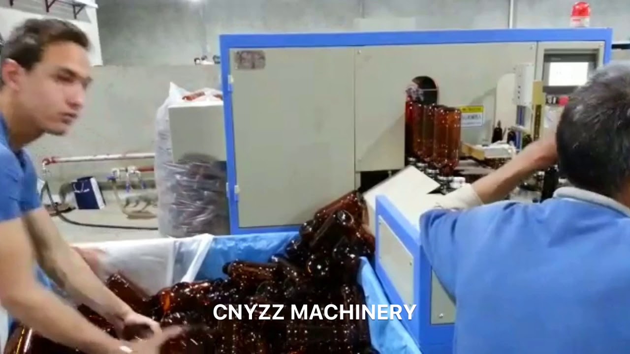 preform manually loading 1.5L bottle blowing machine with 2 cavities ...