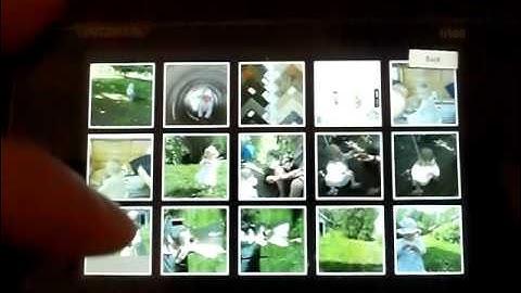 QML photoviewer demo on n900 with data from on-device webserver and tracker