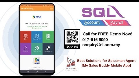 My Sales Buddy (MSB) - Salesman Mobile App (SQL Accounting)