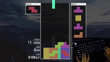 Sub-60! 40 Line Sprint PB 59.492 (TETR.IO)