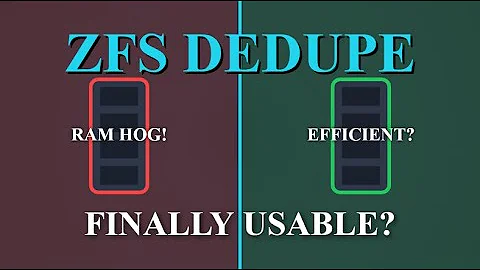 Is ZFS Dedupe Finally Usable