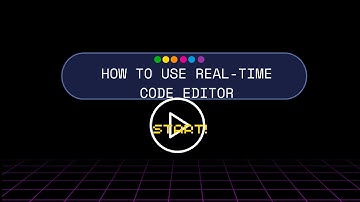 Real time collaborate coding editor demo video