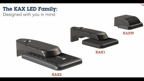 The KAX LED Family from Lithonia Lighting