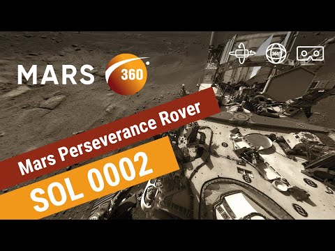 The first 360VR of Mars by NASA's Perseverance Rover with real sounds from the surface (360video 4K)