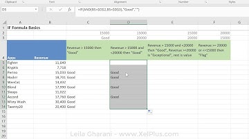 Excel IF Formula Simple to Advanced multiple criteria nested IF AND OR functions