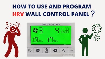 How to Use HRV Control Panel