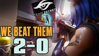 THIS IS HOW WE BEAT TEAM SECRET 2-0