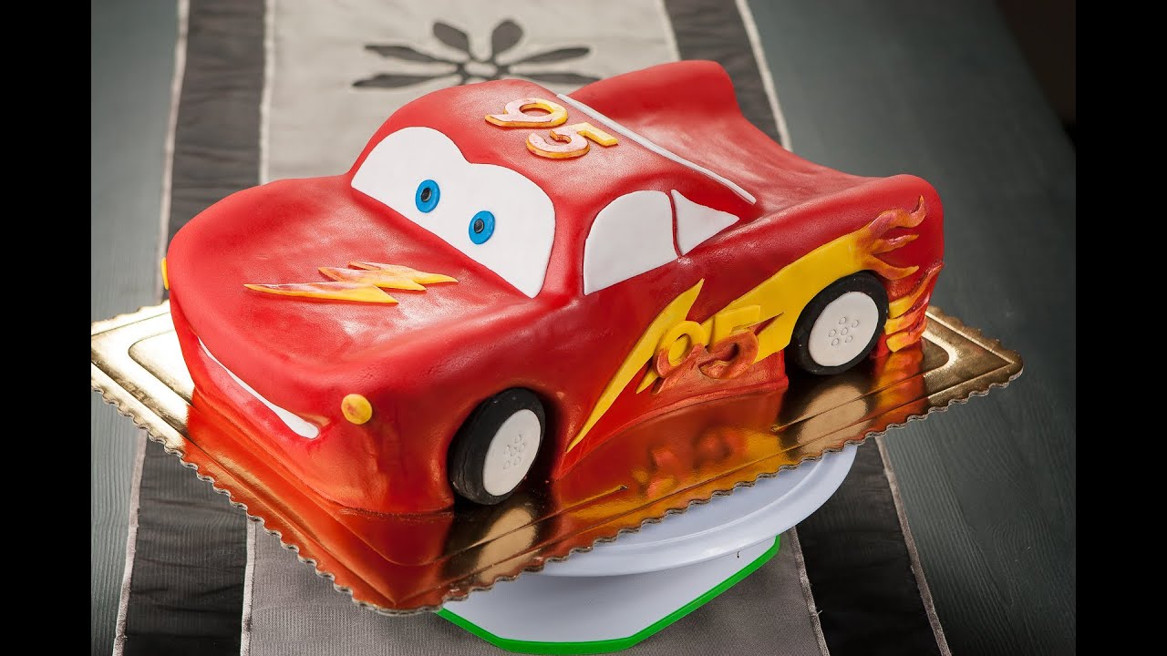 Tort ZygZak McQueen krok po kroku (Lightning McQuenn cake