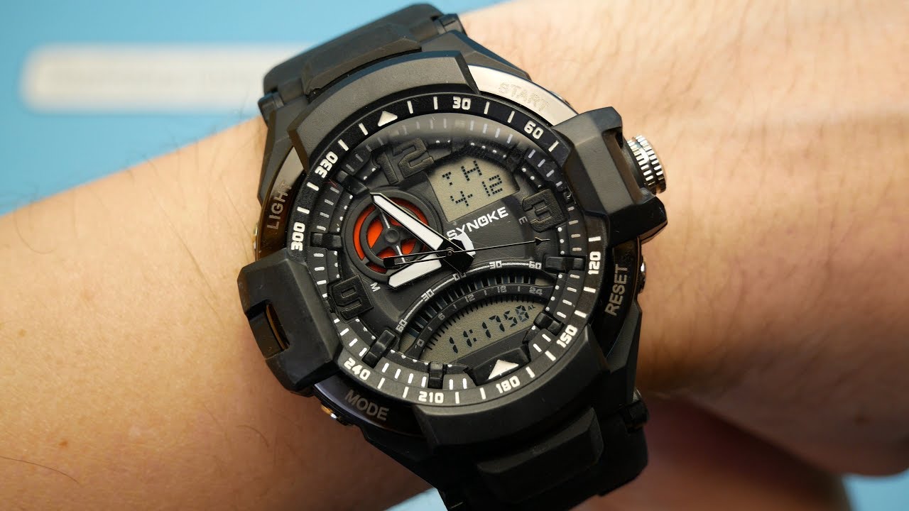 ⌚ Aliexpress watches review SYNOKE 67876 Aliexpress free shipping