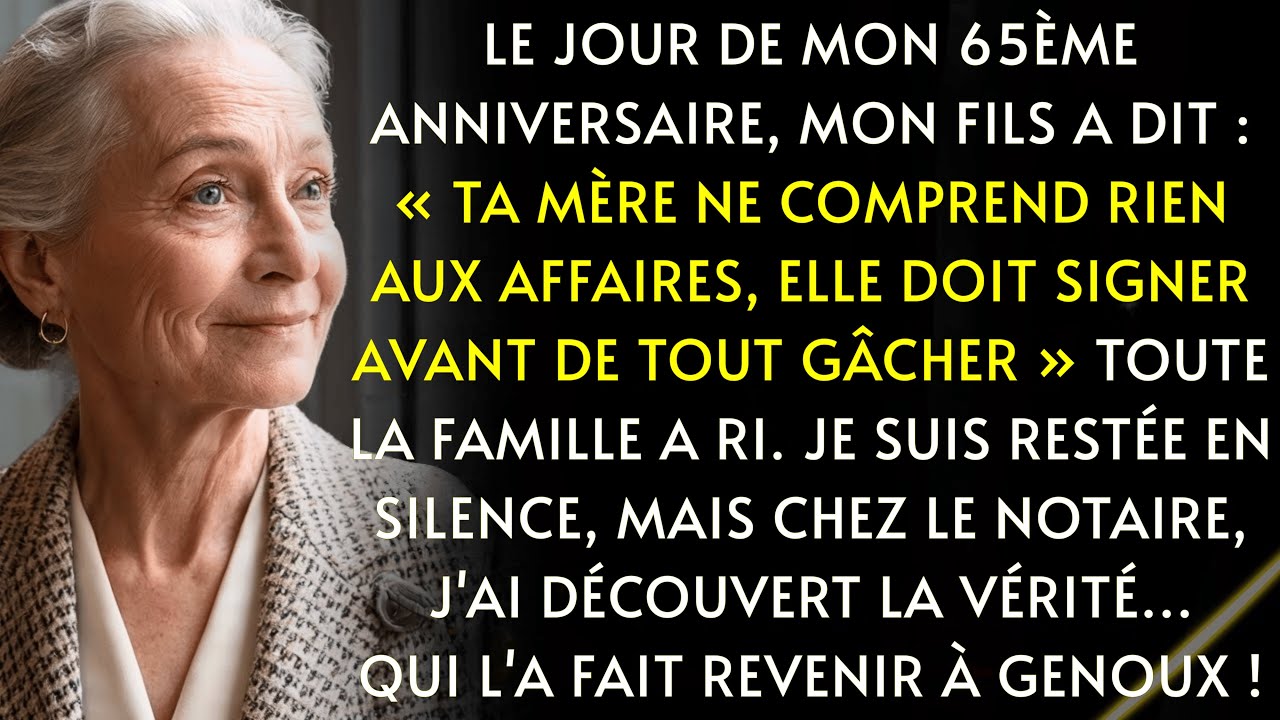 Mon fils a dit « ma mère ne comprend rien aux affaires » — et a voulu voler mon café. Moi ? Testa...