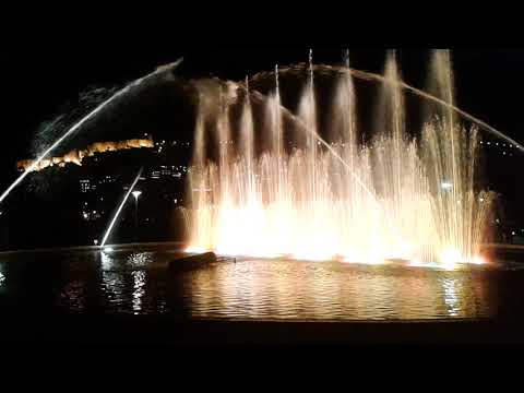 მოცეკვავე შადრევნები, ევროპის მოედანი, თბილისი (Dancing fountains, Europe Square, Tbilisi)