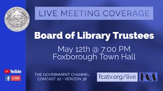 Board of Library Trustees Meeting 5/12/20