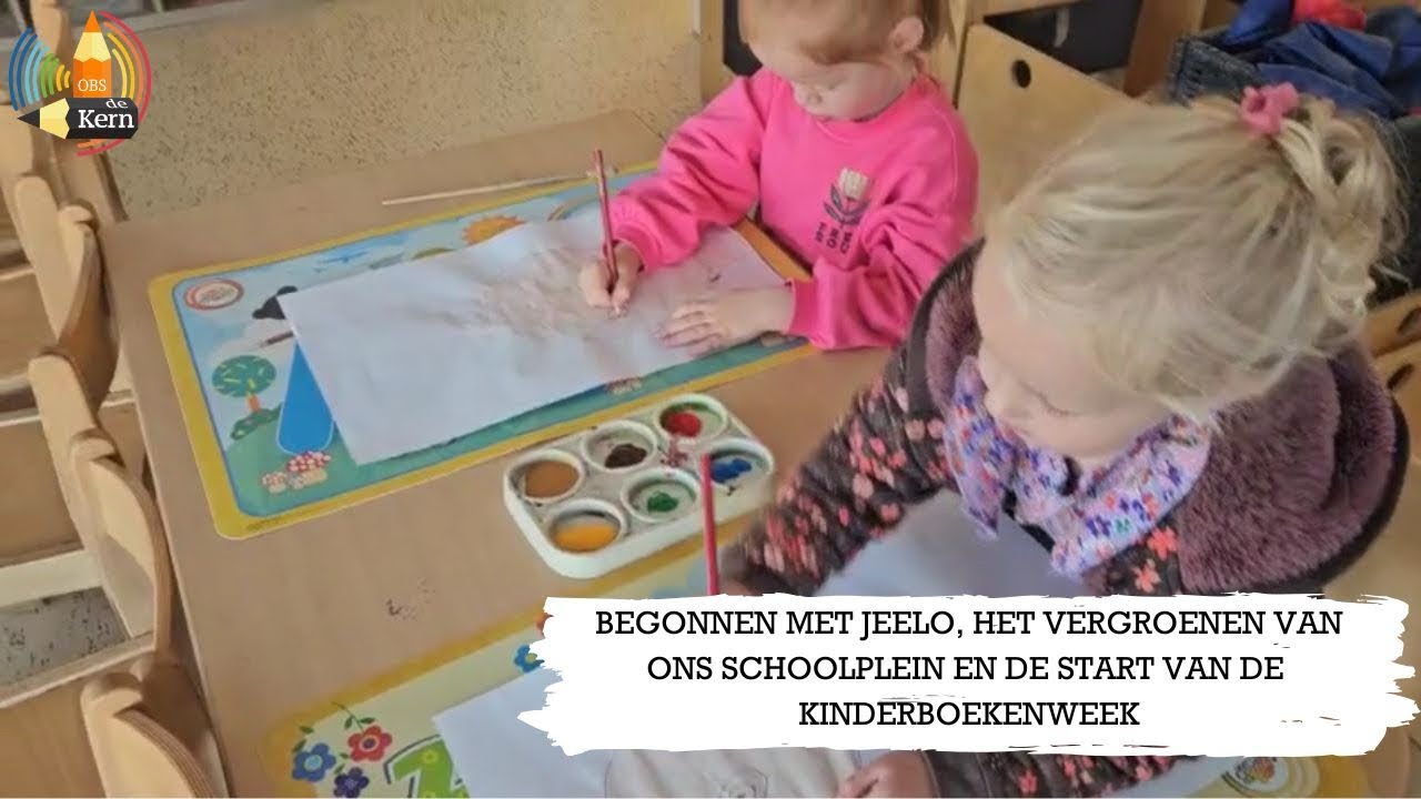 BEGONNEN MET JEELO, HET VERGROENEN VAN ONS SCHOOLPLEIN, DE START VAN DE KINDERBOEKENWEEK | VLOG 143