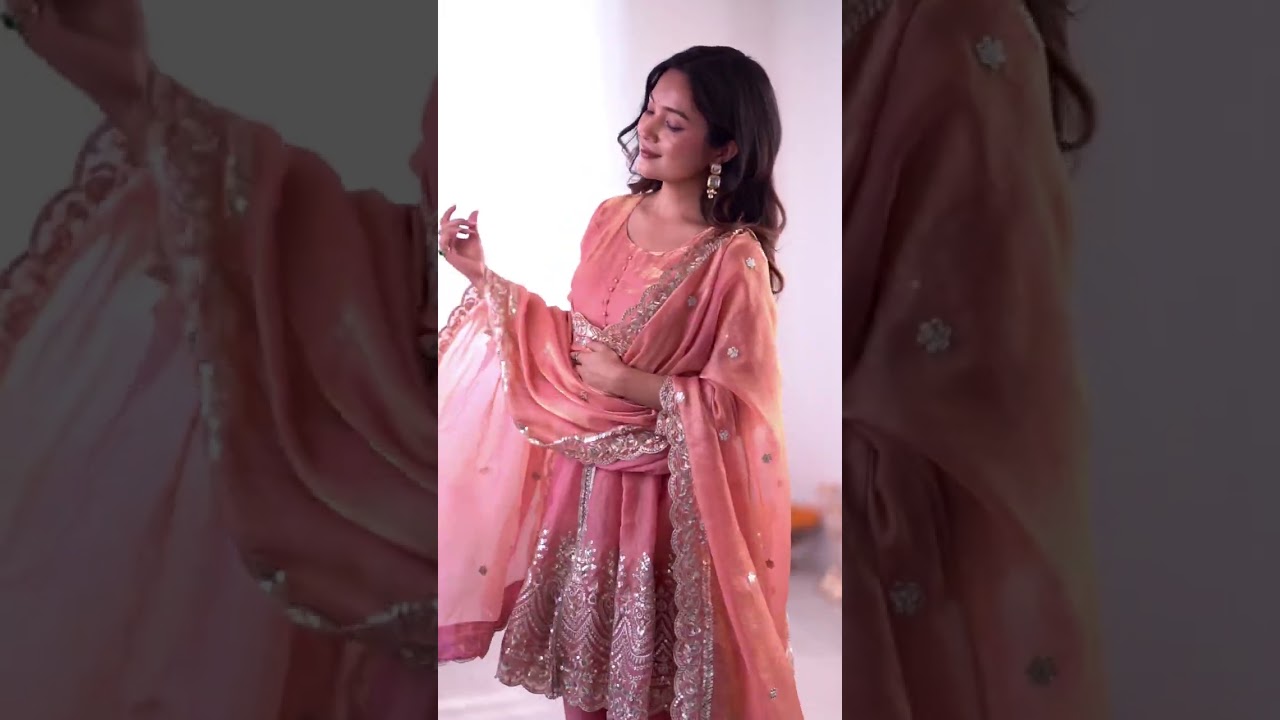 Tulip Pink Fendy Silk Suit