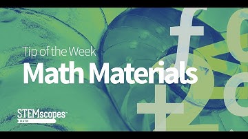 Math Materials | STEMscopes Math